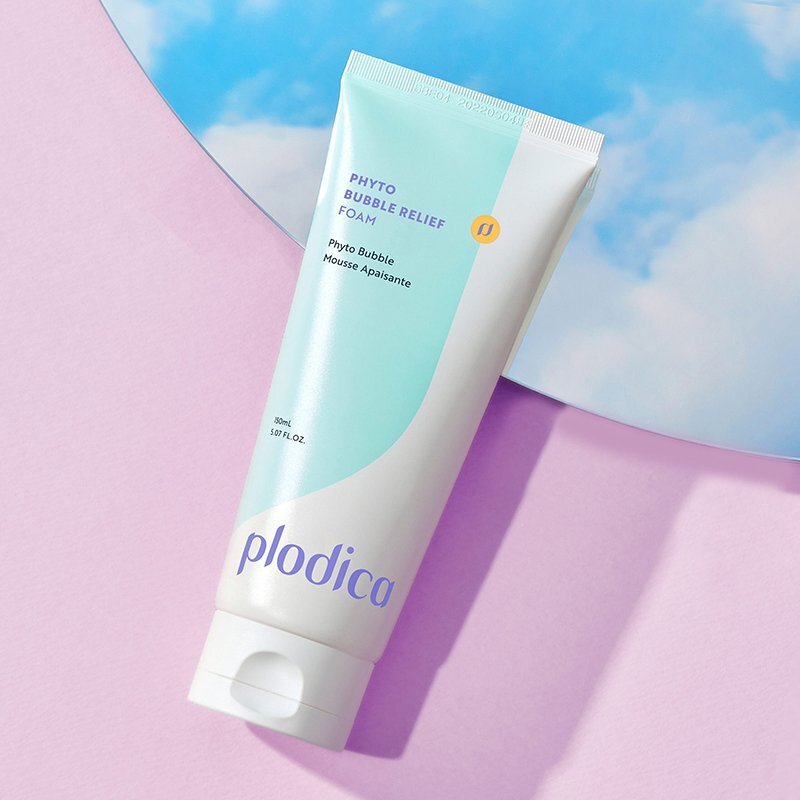 plodica Phyto Bubble Relief Foam – valomosios veido putos