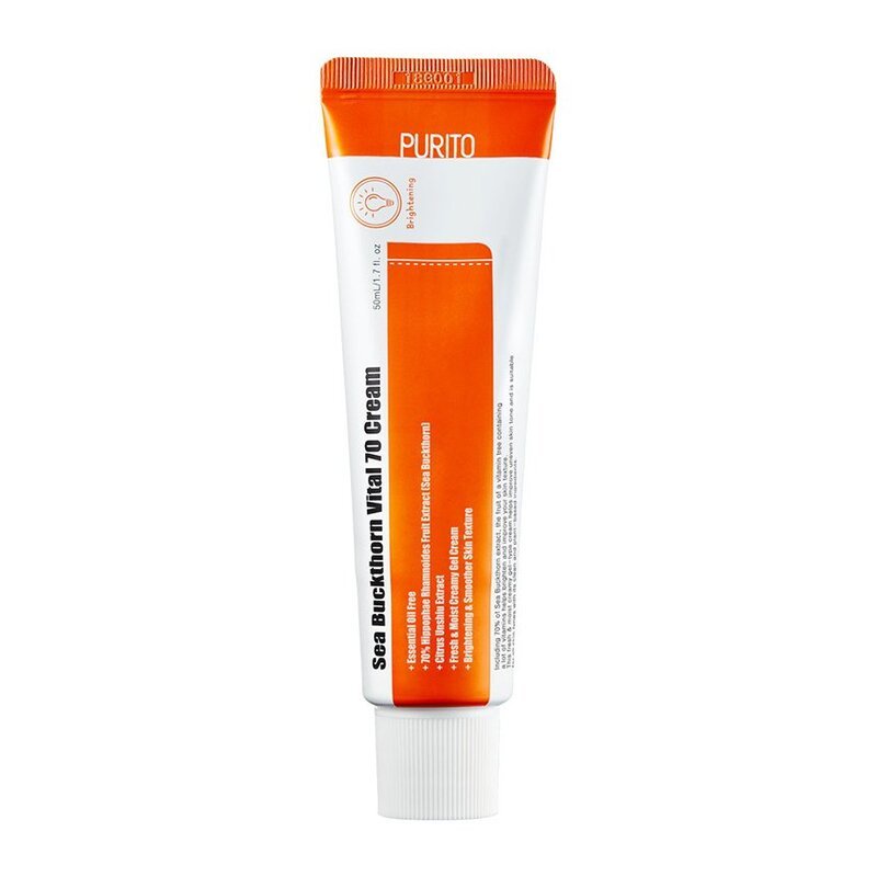 Purito Sea Buckthorn Vital 70 Cream – skaistinamasis veido kremas