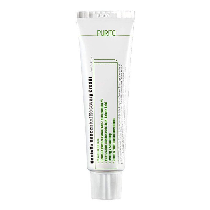 Purito Centella Unscented Recovery Cream – atkuriamasis kremas