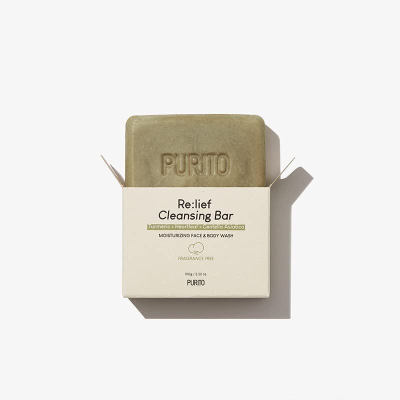 Purito Relief Cleansing Bar – valomasis muilas