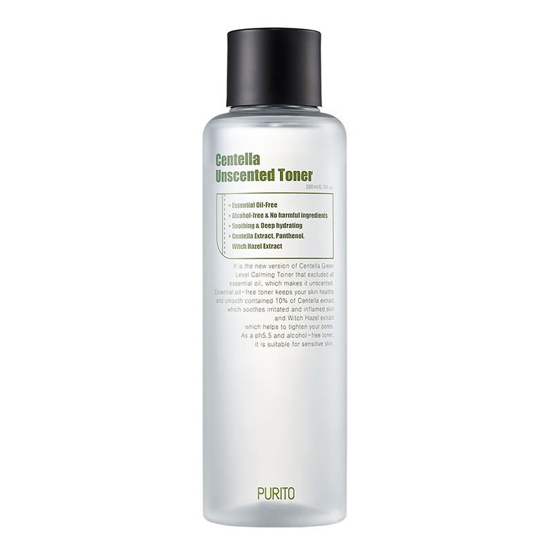 Purito Centella Unscented Toner – raminamasis tonikas