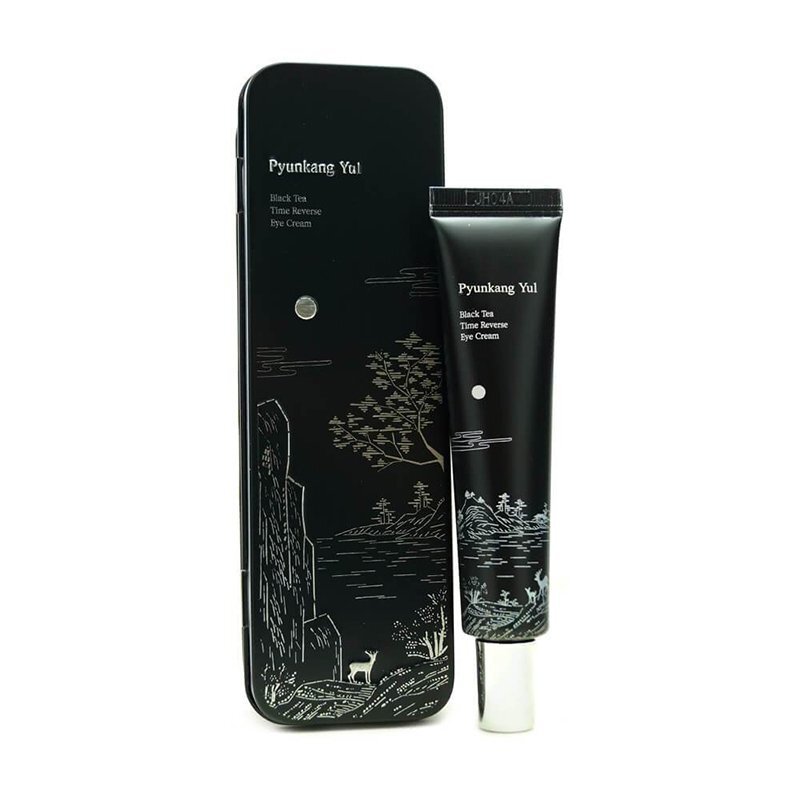 Pyunkang Yul Black Tea Time Reverse Eye Cream - paakių kremas brandžiai odai