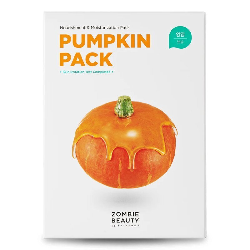 SKIN1004 Zombie Beauty Pumpkin Pack – drėkinamosios veido kaukės