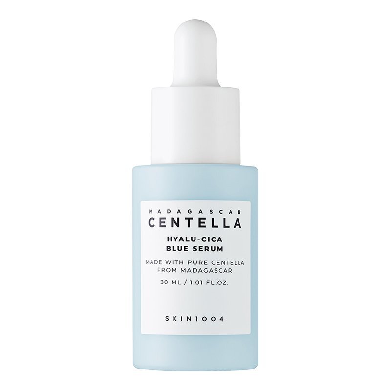 SKIN1004 Madagascar Centella Hyalu-Cica Blue Serum – drėkinamasis serumas, 30 ml.