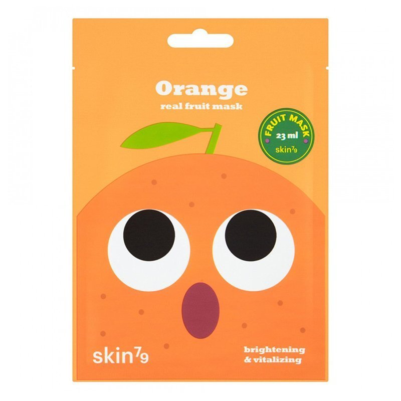 Skin79 Real Fruit Mask Orange – šviesinamoji veido kaukė