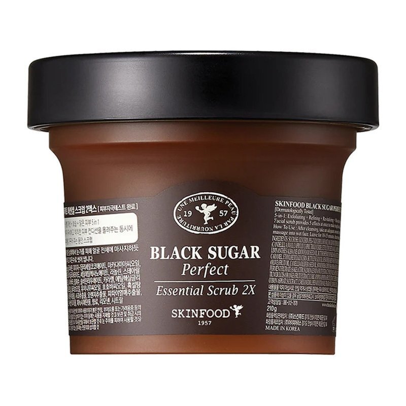 Skinfood Black Sugar Perfect Essential Scrub 2X – veido šveitiklis