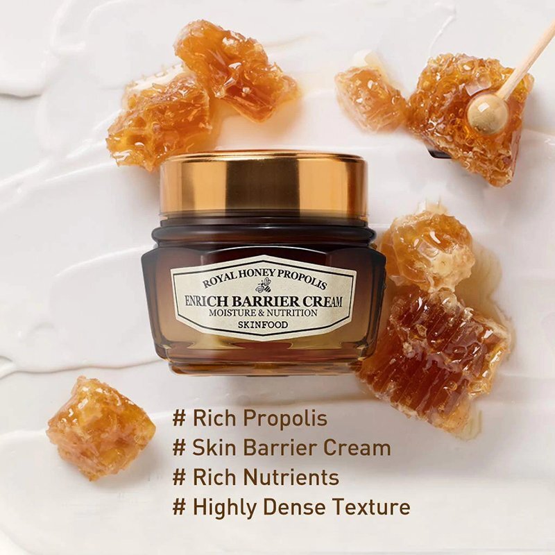 Skinfood Royal Honey Propolis Enrich Barrier Cream – sodrus drėkinamasis kremas