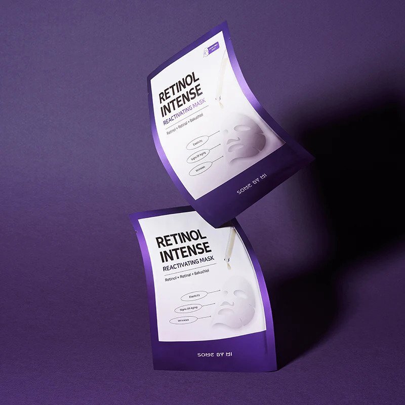 Some By Mi Retinol Intense Reactivating Mask – priešraukšlinė veido kaukė