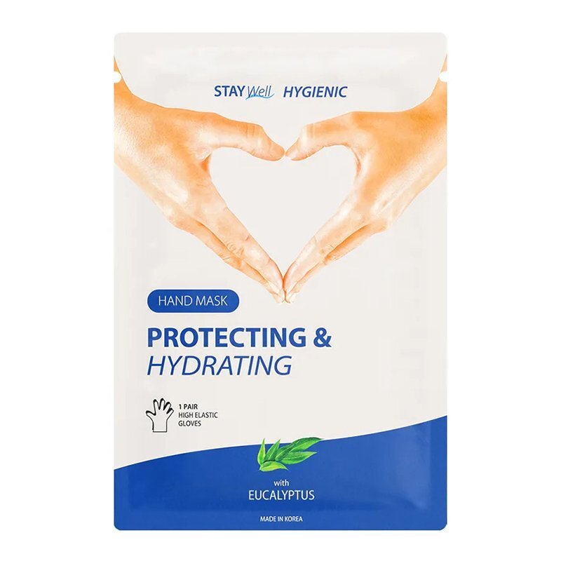 Stay Well Protecting & Hydrating Hand Mask Eucalyptus - drėkinamoji rankų kaukė