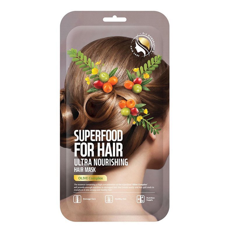 Farm Skin Superfood For Hair Ultra Nourishing Hair Mask Olive plaukų