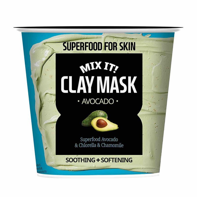 Farm Skin Superfood For Skin Mix It! Clay Mask Avocado – raminamoji molio kaukė