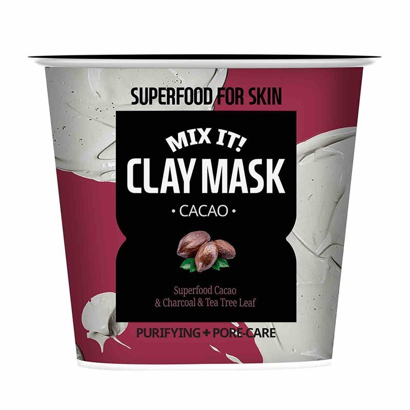 Farm Skin Superfood For Skin Mix It! Clay Mask Cacao – valomoji molio kaukė