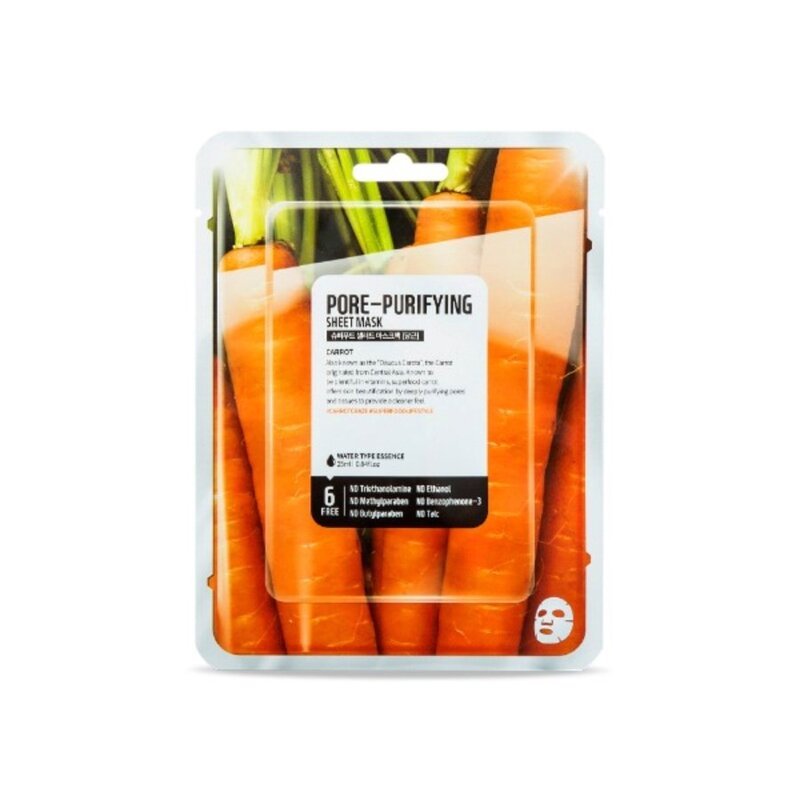 Farm Skin Superfood Carrot Sheet Mask – veido kaukė 