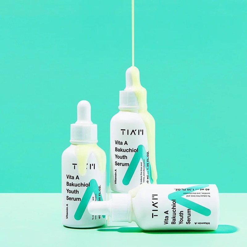 TIAM Vita A Bakuchiol Youth Serum – jauninamasis veido serumas su retinoliu