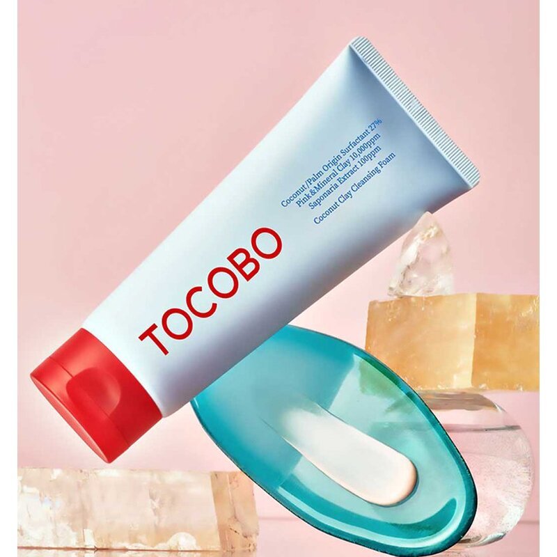 TOCOBO Coconut Clay Cleansing Foam – valomosios veido putos