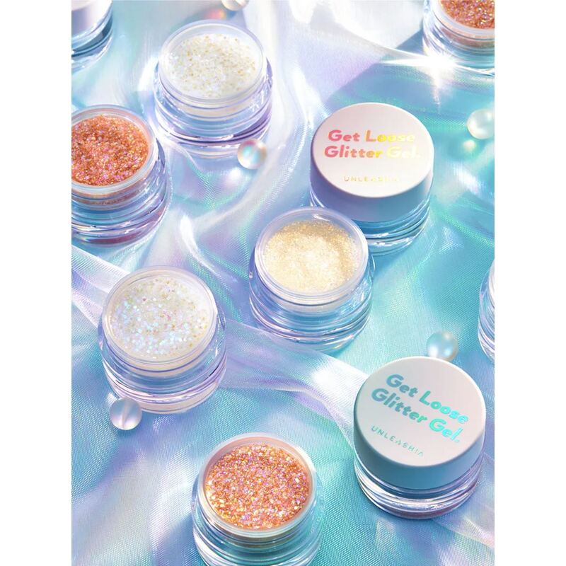 Unleashia Get Loose Glitter Gel No. 2 Starlit Chaser – gelis su blizgučiais akims ir kūnui