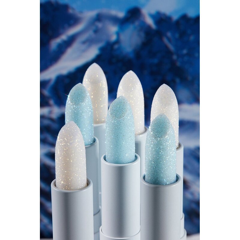 Unleashia Glacier Vegan Lip Balm Blue Lagoon – lūpų balzamas su blizgučiais