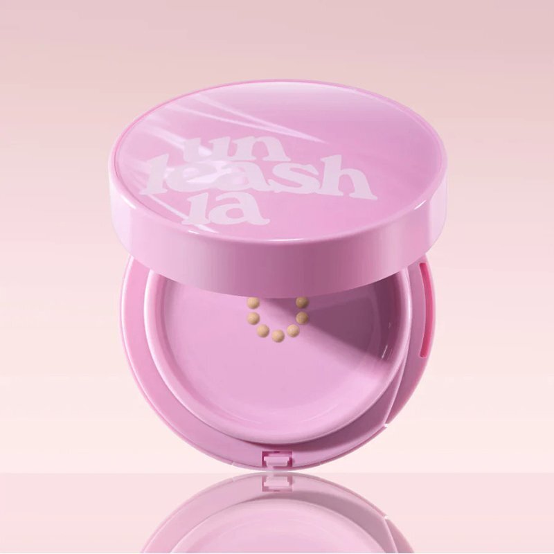 Unleashia Don't Touch Glass Pink Cushion SPF50+ PA++++ 23W With Care– makiažo pagrindas