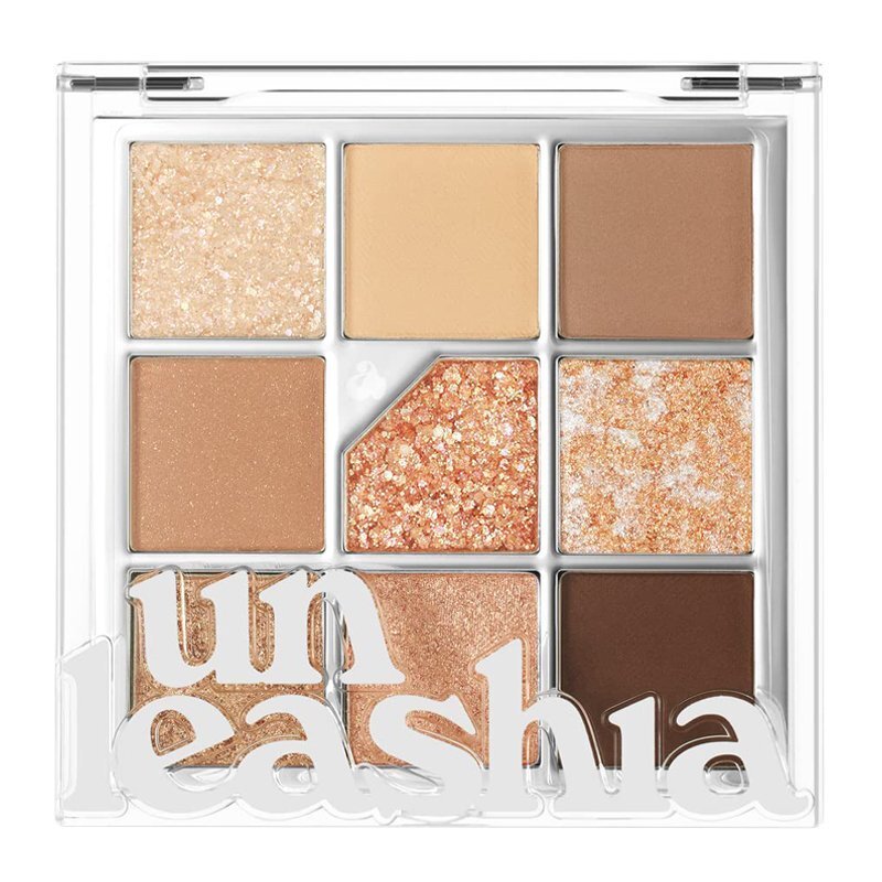 unleashia Glitterpedia Eye Palette 02 All Of Brown – šešėlių paletė